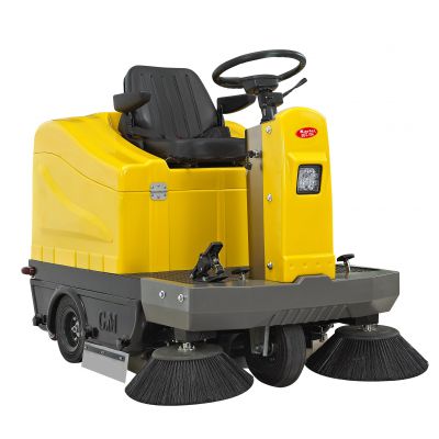 机械厂车间清扫铁屑砂石灰尘用扫地机（图）