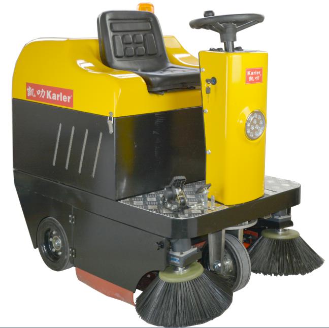 电动清扫机 驾驶式扫地机KL-1050物业路面扫地机