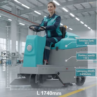 凯叻KL1400驾驶式扫地机学校工厂物业保洁嘉兴工厂店